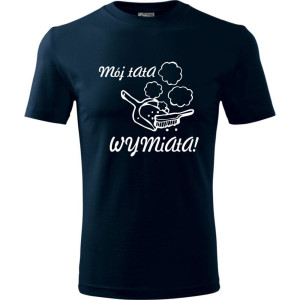 Męska koszulka - Mój tata wymiata