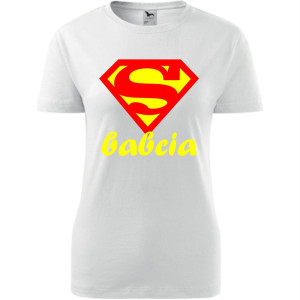 Damska koszulka - Super babcia.