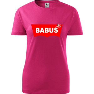 Damska koszulka - Babuś dla babci prezent XS-XXL