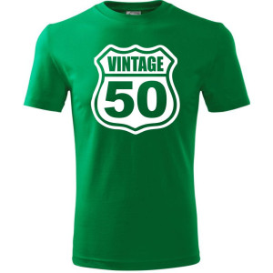 Męska koszulka - vintage 50