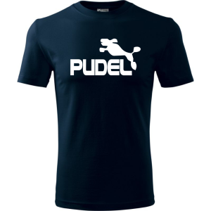 Męska koszulka - Pudel