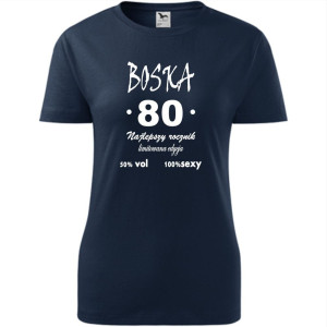 Damska koszulka - boska 80