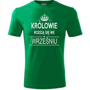 Męska koszulka - Królowie rodzą się we wrześniu 02