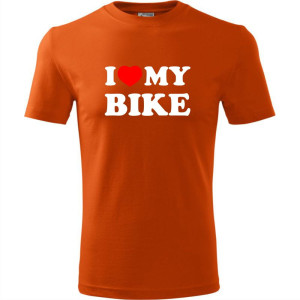 Męska koszulka dla Rowerzysty - I love my bike