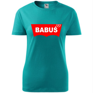Damska koszulka - Babuś dla babci prezent XS-XXL