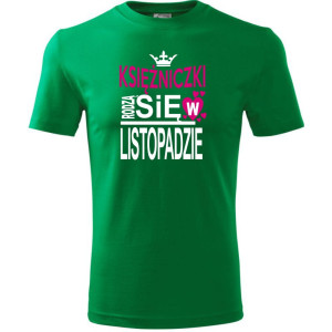 Dziecięca koszulka - Księżniczki rodzą się w listopadzie