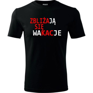 Męska koszulka Turystyczna - Zbliżają się wakacje