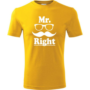 męska koszulka - mr right