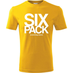 Męska koszulka Sportowa - Six pack