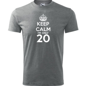 Męska koszulka - keep calm i'm only 20