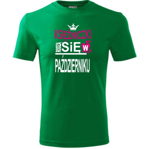 Dziecięca koszulka - Księżniczki rodzą się w październiku