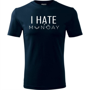 Męska koszulka - I hate moday