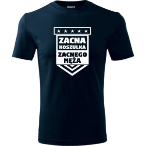 Męska koszulka - Zacna koszulka, zacnego męża