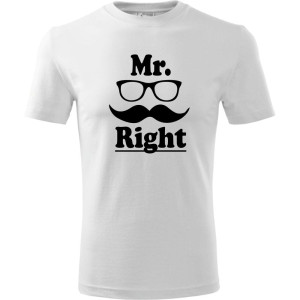 męska koszulka - mr right