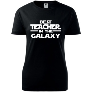 Damska koszulka - best teacher in the galaxy