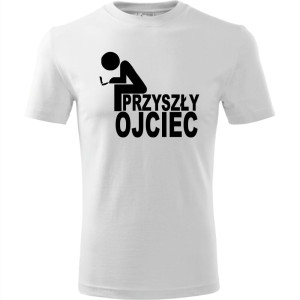 Męska koszulka - Przyszły ojciec
