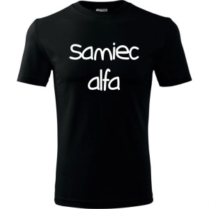 Męska koszulka - Samiec Alfa