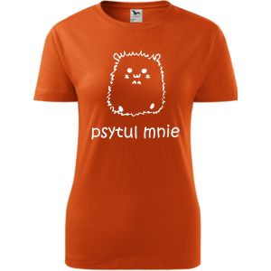 Damska koszulka taliowana - Psytul mnie