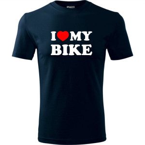 Męska koszulka dla Rowerzysty - I love my bike