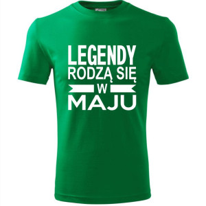 Męska koszulka - Legendy rodzą się w maju