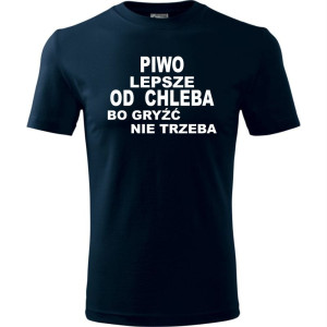 Męska koszulka - Piwo lepsze od chleba