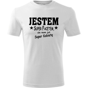 Męska koszulka - Jestem super facetem