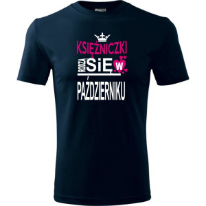 Dziecięca koszulka - Księżniczki rodzą się w październiku