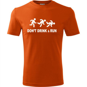 Męska koszulka - Don`t drink and run