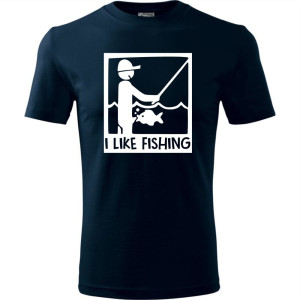 Męska koszulka - I like fishing