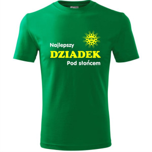 Męska koszulka - Najlepszy dziadek pod słońcem