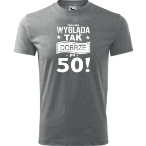 Męska koszulka - mało kto wygląda tak dobrze po 50
