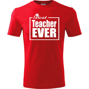 Męska koszulka - Best teacher ever