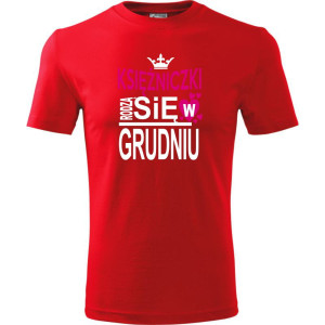 Dziecięca koszulka - Księżniczki rodzą się w grudniu
