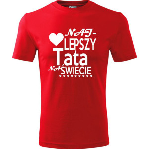 Męska koszulka - Najlepszy tata na świecie 07 - wyjątkowa koszulka t-shirt oryginalny