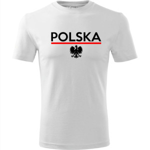 Męska koszulka - Polska 01