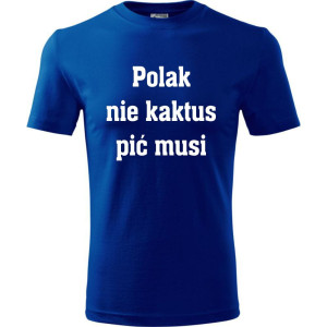 Męska koszulka - Polak nie kaktus
