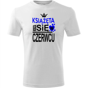 Dziecięca koszulka - Książęta rodzą się w czerwcu