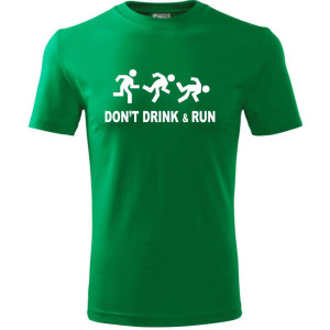 Męska koszulka - Don`t drink and run