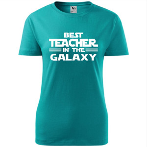 Damska koszulka - best teacher in the galaxy