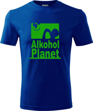 Męska koszulka - Alkohol planet