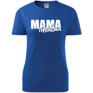 Damska koszulka taliowana - mama idealna na prezent