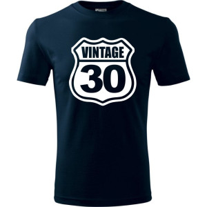 Męska koszulka - vintage 30