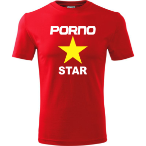 Męska koszulka - Porno Star t-shirt HIT
