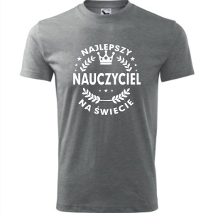 Męska koszulka - Najlepszy nauczyciel na świecie 05