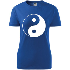 Damska koszulka taliowana - Yin-yang