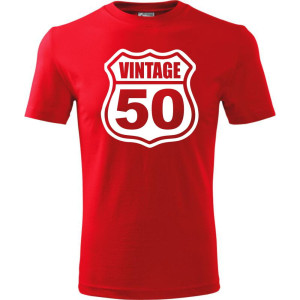 Męska koszulka - vintage 50
