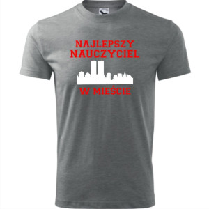 Męska koszulka - Najlepszy nauczyciel w mieście