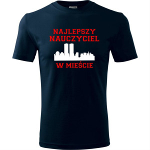 Męska koszulka - Najlepszy nauczyciel w mieście