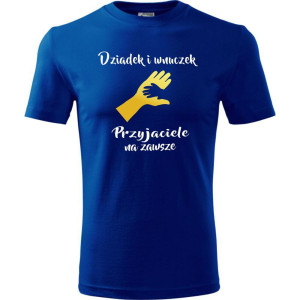 Męska koszulka - Dziadek i wnuczek, przyjaciele na zawsze