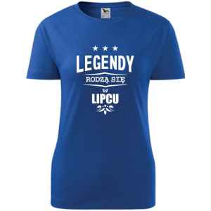damska koszulka - legendy rodzą się w lipcu